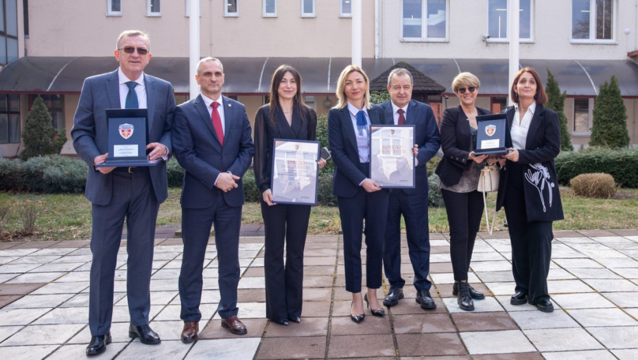 Povelja Kriminalističko-policijskog univerziteta uručena ministarki Tatjani Macuri povodom Dana Univerziteta