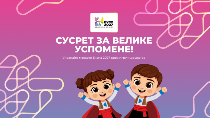 Maskote Ekspa 2027, Rastko i Milica, uživo na Beogradskom sajmu: Posetioci će imati priliku da ih upoznaju i fotografišu