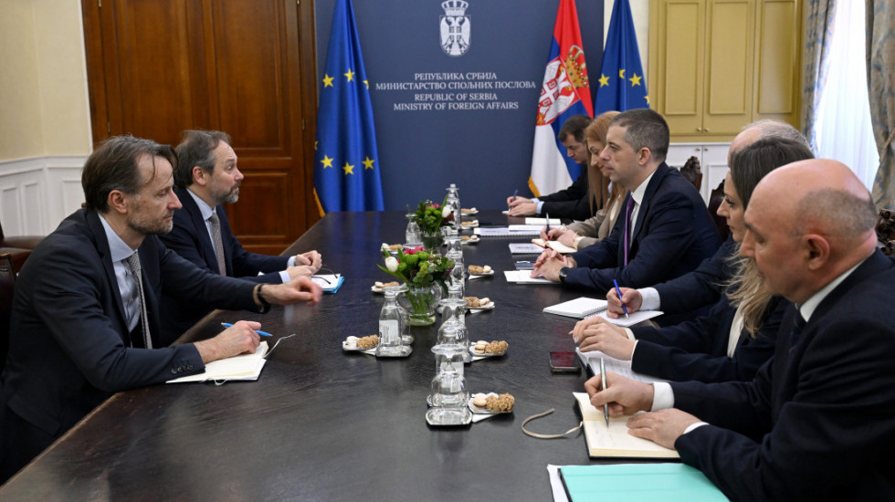 Đurić sa Žiofreom o odnosima Srbije i Evropske unije i dinamici pristupnog procesa