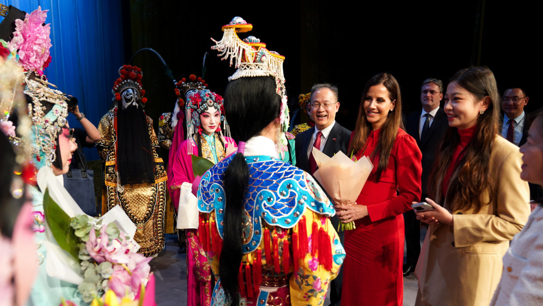 Tamara Vučić prisustvovala muzičko-scenskom spektaklu Kineske nacionalne pekinške opere u Narodnom pozorištu