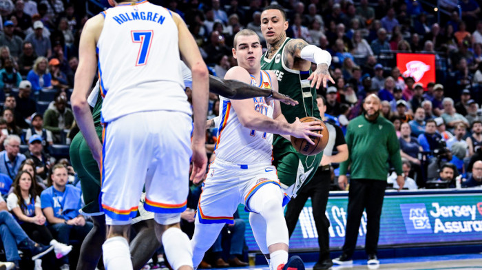 Emotivni povratak Nikole Topića na teren: Oklahoma poražena od Milvokija