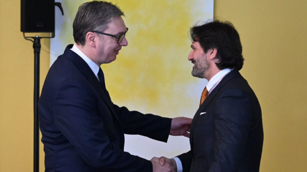 Vučić se u Minhenu sastao sa potpredsednikom Vlade i ministrom odbrane Slovačke