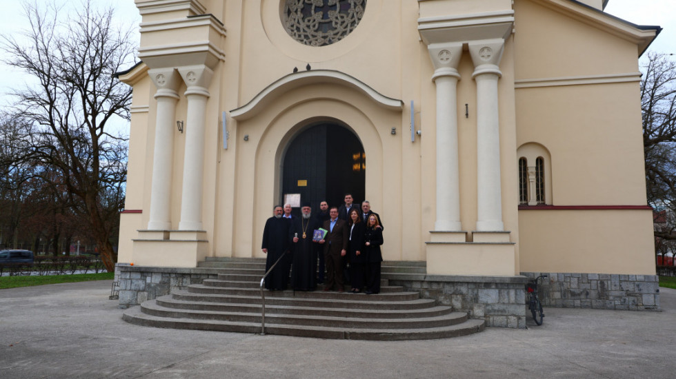 Kokanović posetio Mitropoliju zagrebačku-ljubljansku, uručio donaciju srpskoj deci