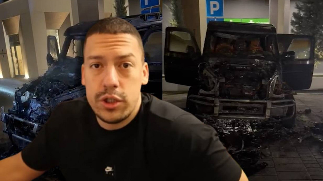 Oglasio se influenser nakon što mu je zapaljen automobil u Beogradu (VIDEO)