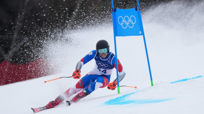 Aleksa Tomović završio ZOI, nije uspeo da završi prvu trku slaloma