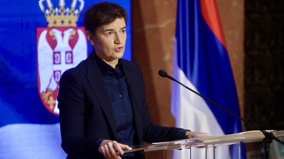 Brnabić o protestu u Novom Sadu: Priče o batinašima koji su tukli studente pokušaj medijske manipulacije