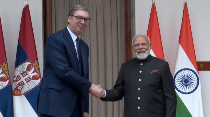 Vučić se sastao sa premijerom Indije Narendrom Modijem u Nju Delhiju
