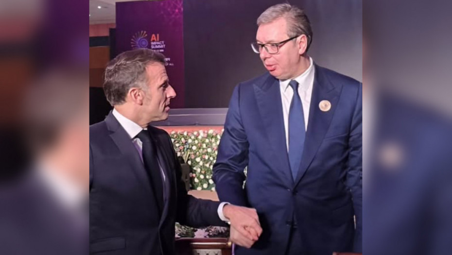 Vučić sa Makronom o Samitu u Nju Delhiju: Sa prijateljem na drugom kraju sveta
