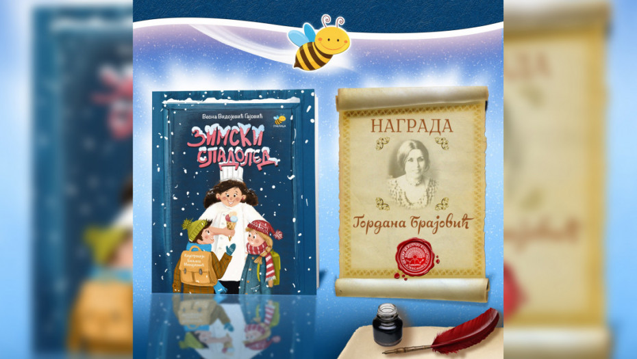 Nagrada "Gordana Brajović" romanu "Zimski sladoled" u izdanju Pčelice