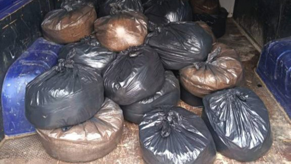 Dve akcije MUP-a protiv nedozvoljenog prometa duvana, pronađeno skoro 700 kilograma