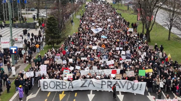 U Sarajevu počeli sedmi protesti zbog tramvajske nesreće u kojoj je poginuo mladić