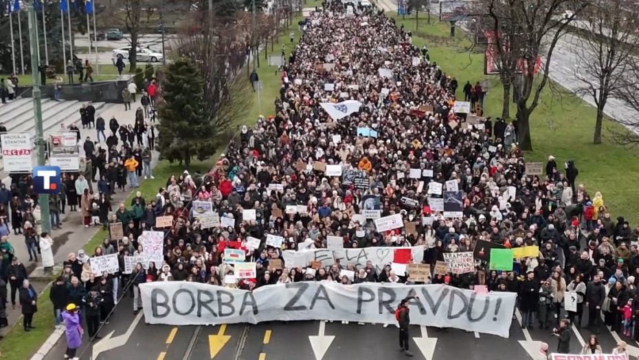 U Sarajevu počeli sedmi protesti zbog tramvajske nesreće u kojoj je poginuo mladić