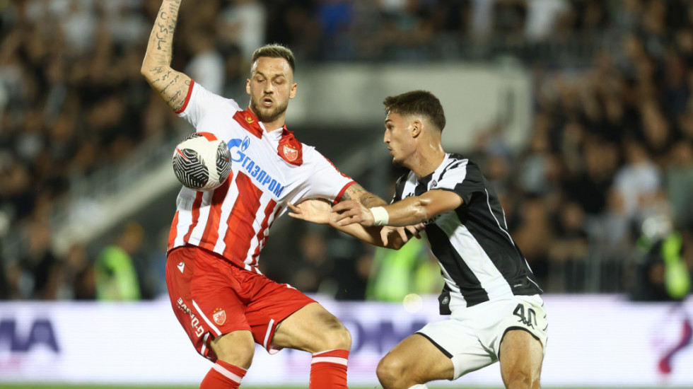 (UŽIVO) Crvena zvezda - Partizan: Crveno-beli jure titulu, crno-beli bez Zdjelara