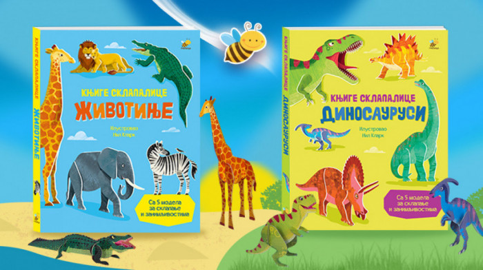 Učenje uz igru: Napravite svoj model životinje i dinosaurusa uz "Knjige sklapalice"