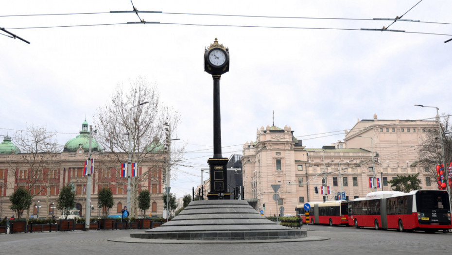 Marko Stojčić: Sat na Trgu republike sada pravilno funkcioniše - postavljeni novi mehanizmi