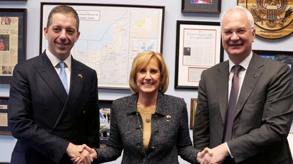 Đurić sa američkom kongresmenkom Teni o temama važnim za Srbiju i region