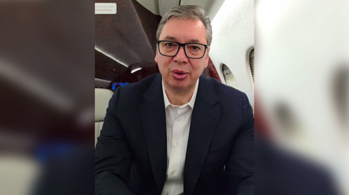Vučić pre puta za Kazahstan posetio Dačića: Lekari kažu da je stanje nešto bolje (VIDEO)