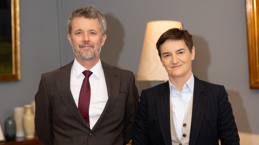 Brnabić na prijemu kod kralja Frederika X Danskog