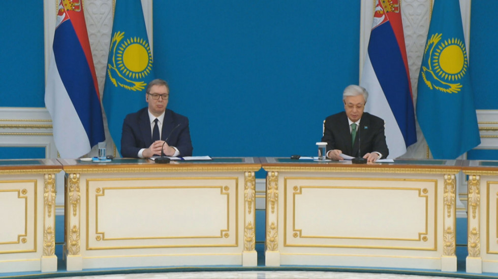 Vučić nakon sastanka sa Tokajevim: Otvaramo nove mogućnosti za trgovinu, ulaganja i tehnološke projekte sa Kazahstanom