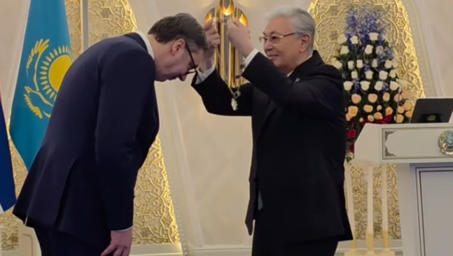 Vučiću uručen Orden zlatnog orla u Astani, najviše odlikovanje Kazahstana
