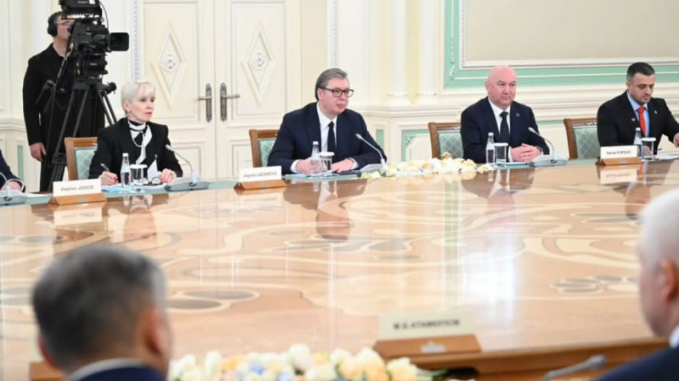 Vučić u Astani: Sastanak sa premijerom Kazahstana posle uručenja najvišeg odlikovanja