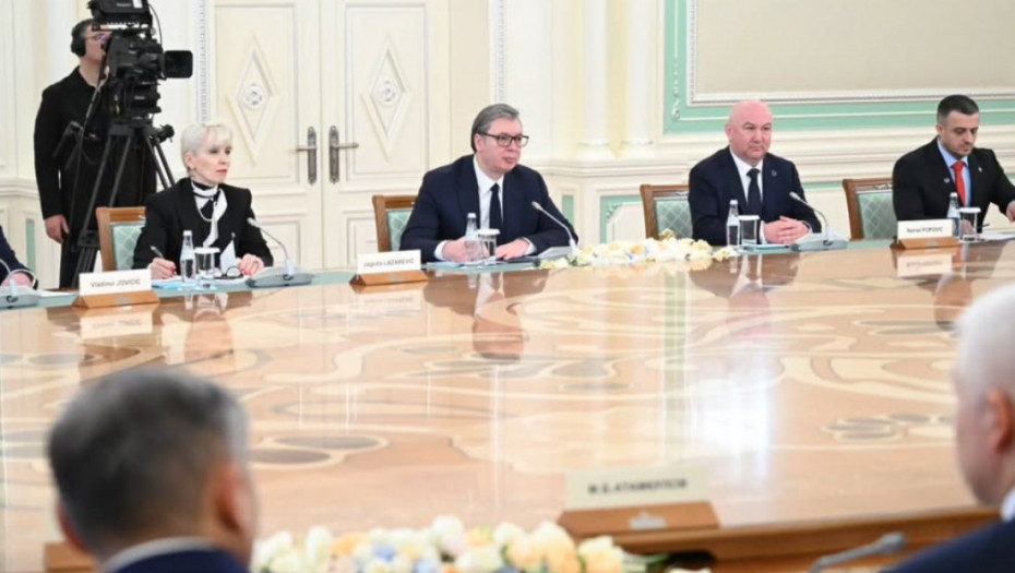 Vučić u Astani: Sastanak sa premijerom Kazahstana posle uručenja najvišeg odlikovanja