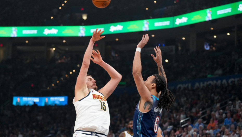 Nikola Jokić i Marej nisu odbranili Denver od Oklahome: Šampion slavio u produžecima nervozne utakmice