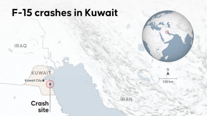 Srušilo se više američkih vojnih aviona F-15 u Kuvajtu
