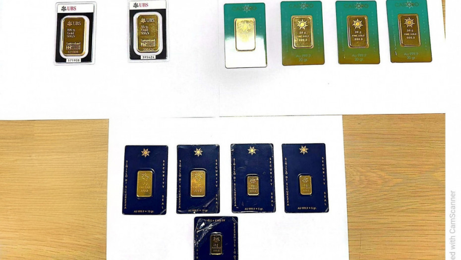 Uhvaćen sa zlatnim pločicama vrednim čak 40.000 evra: Pokušao da ih prošvercuje na Batrovcima