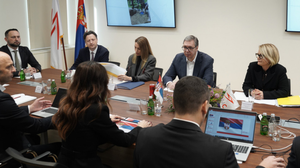Vučić sa rukovodstvom EMS-a o projektima, izgradnji novih dalekovoda i trafostanica