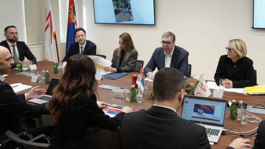 Vučić obišao rekonstruisani dispečerski centar Elektromreže Srbije