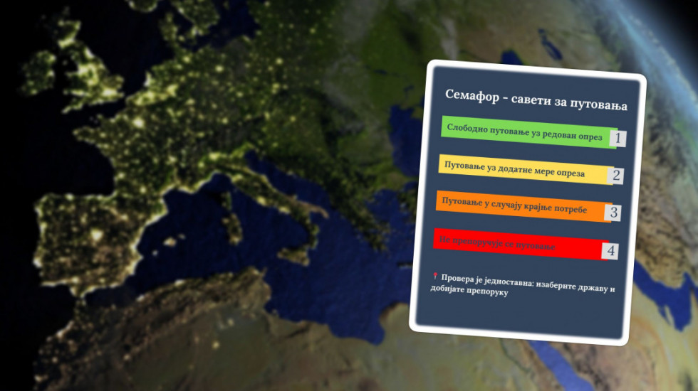 Koji su faktori bili ključni za novu bezbednosnu mapu srpskih putnika? MSP odgovara zašto je Hrvatska u "narandžastom"