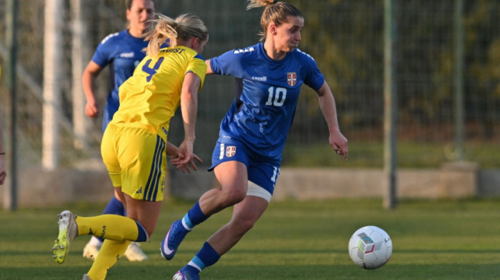 Fudbalerke Srbije remizirale sa Švedskom u kvalifikacijama za SP