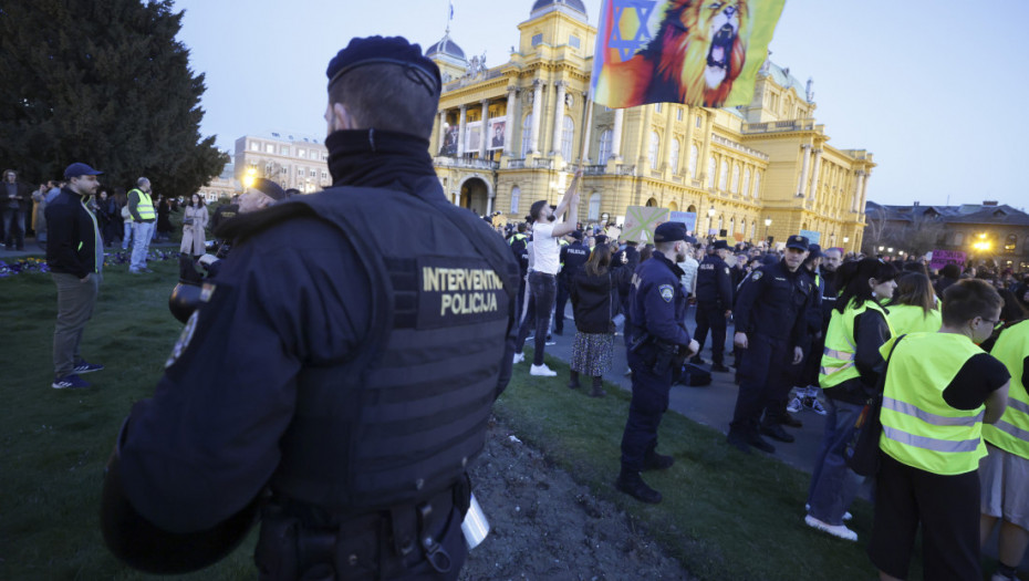 Incidenti na Noćnom maršu u Zagrebu, priveden muškarac