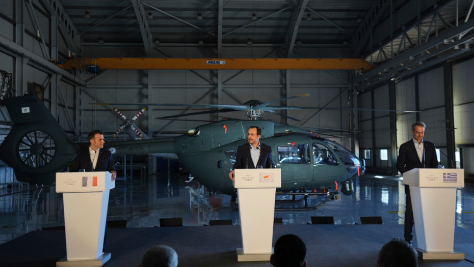 Makron na Kipru najavio "čisto odbrambenu" misiju radi otvaranja Ormuskog moreuza