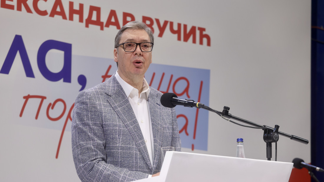 Vučić na mitingu SNS u Sivcu: Izbori u Kuli važni, moramo da radimo da Srbija ide napred