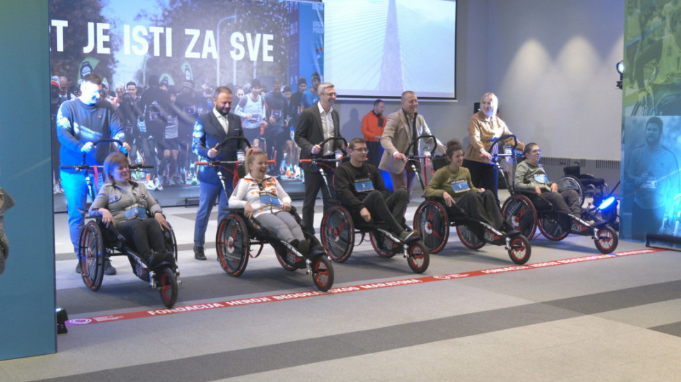 Fondacija Heroji Beogradskog maratona donira pet trkačkih kolica osobama sa invaliditetom