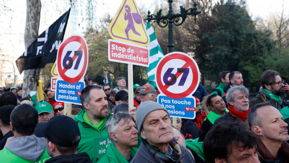 Više desetina hiljada ljudi protestovalo u Briselu protiv mera štednje vlade