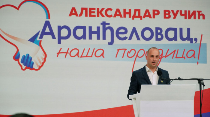 Orlić na skupu u Aranđelovcu: Izađite 29. marta na izbore, važna politika mira i stabilnosti