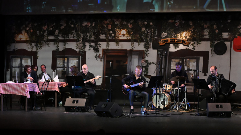 Muzičko - dramski program "Lisabon u Beogradu" premijerno izveden u Narodnom pozorištu u okviru Guitar Art festivala