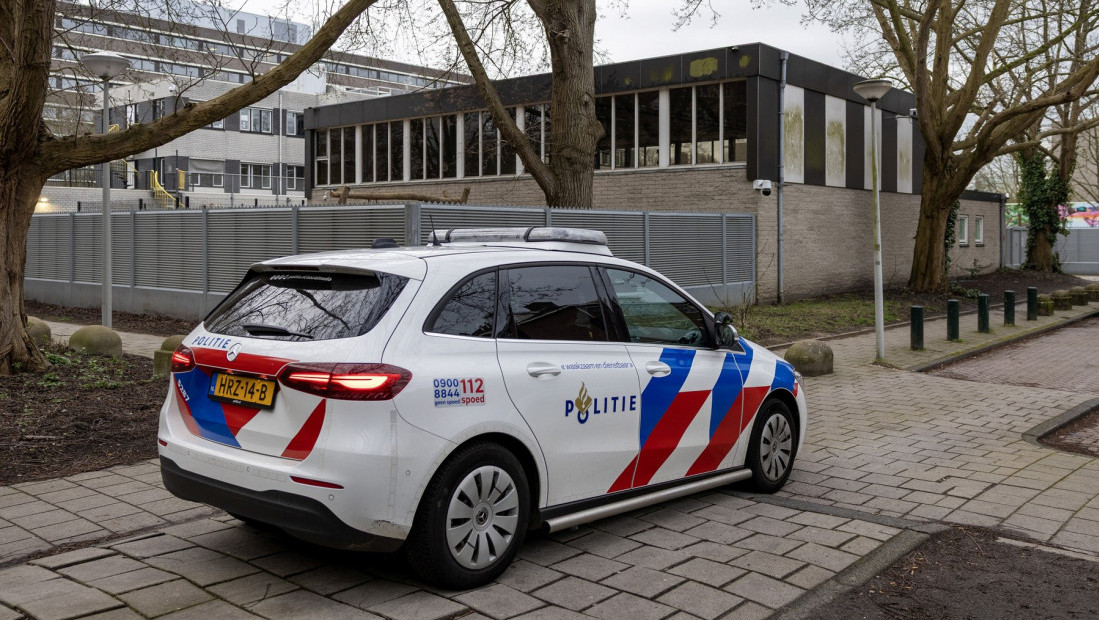 Logo na snimku eksplozije u jevrejskoj školi u Amsterdamu pripada islamskom pokretu