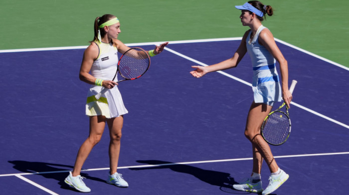 Krunićeva i Danilina posle velike borbe ostale bez trofeja u finalu Indijan Velsa