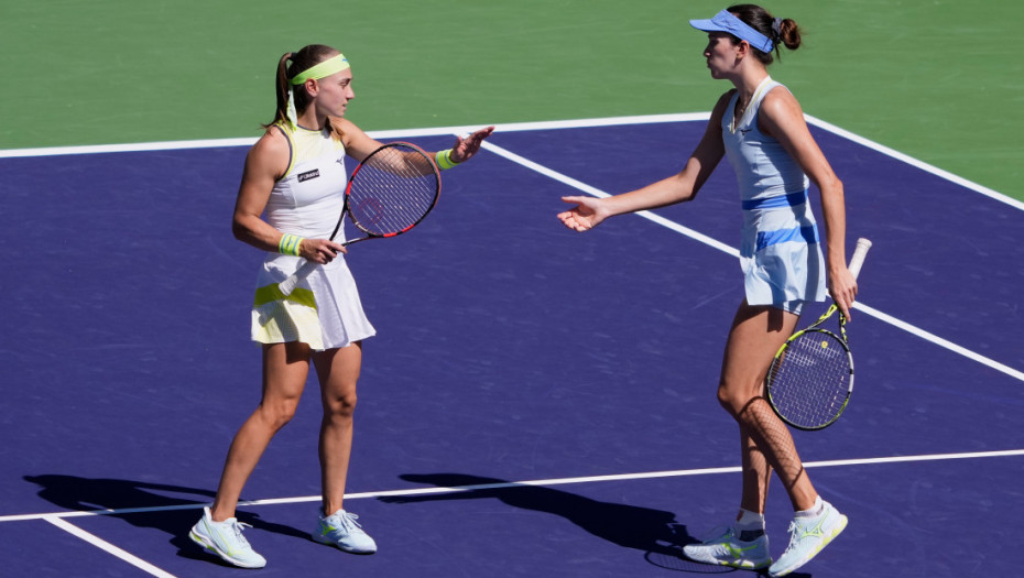 Krunićeva i Danilina posle velike borbe ostale bez trofeja u finalu Indijan Velsa