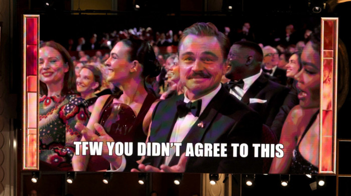 Leonardo Dikaprio prvi put sa Vitorijom Ćereti na dodeli Oskara: "Kralj mimova" u još novom nezaboravnom kadru