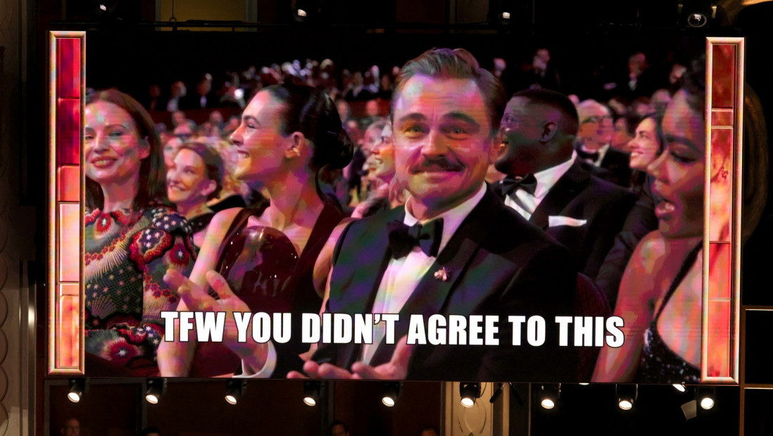 Leonardo Dikaprio prvi put sa Vitorijom Ćereti na dodeli Oskara: "Kralj mimova" u još novom nezaboravnom kadru