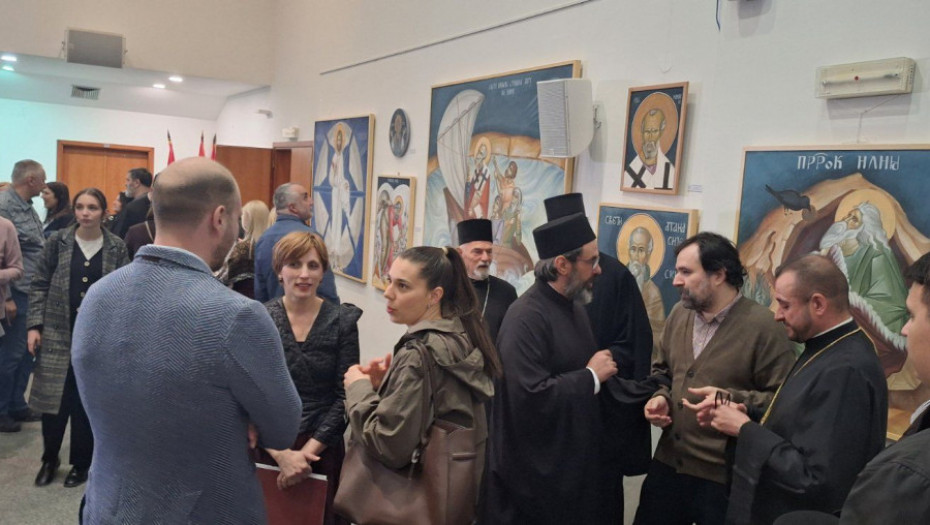 U Parohijskom domu hrama Svetog Save otvorena izložba "Da se ne zaboravi" u znak sećanja na Martovski pogrom 2004.