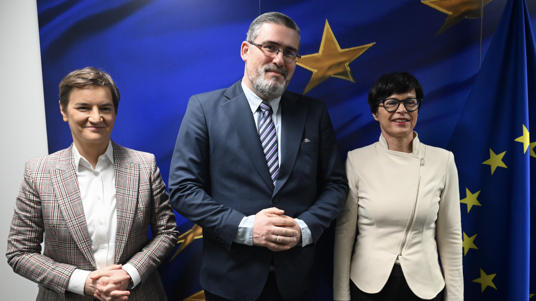 Brnabić u Briselu sa Martom Kos i Kopmanom: Srbija odlučno nastavlja svoj evropski put
