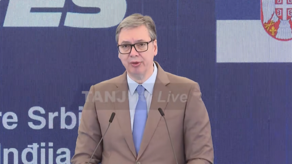 Vučić u Inđiji: Danas postavljamo zajednički temelj za vizije u budućnosti, Tojo Tajer Srbija je simbol odlučnosti