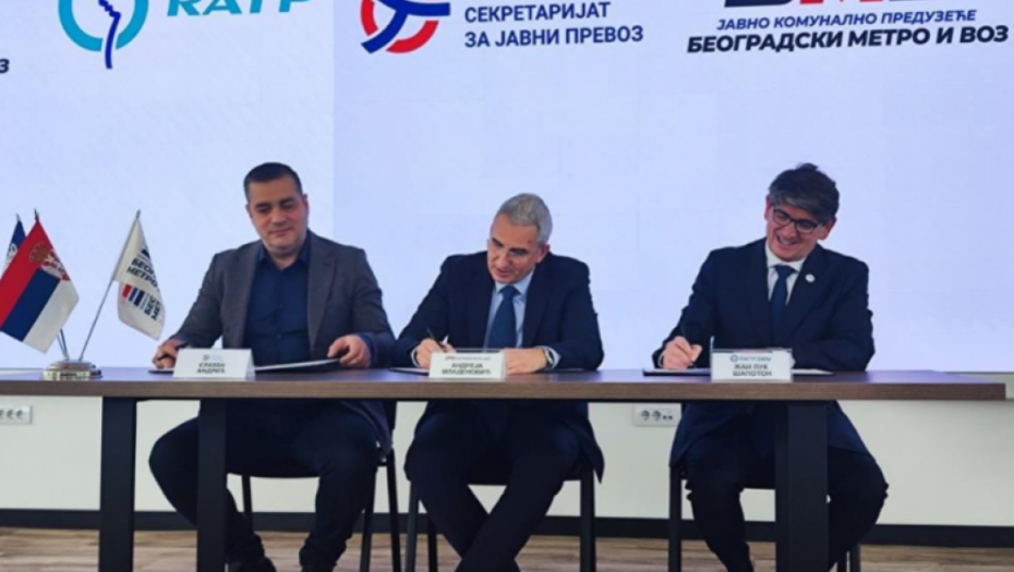 Potpisan novi Memorandum za beogradski metro, produženo partnerstvo sa francuskim operaterom