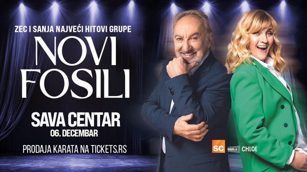 Hitovi Novih fosila u Sava Centru 6. decembra: Sanja Doležal i Zec donose muziku koju obožavaju sve generacije
